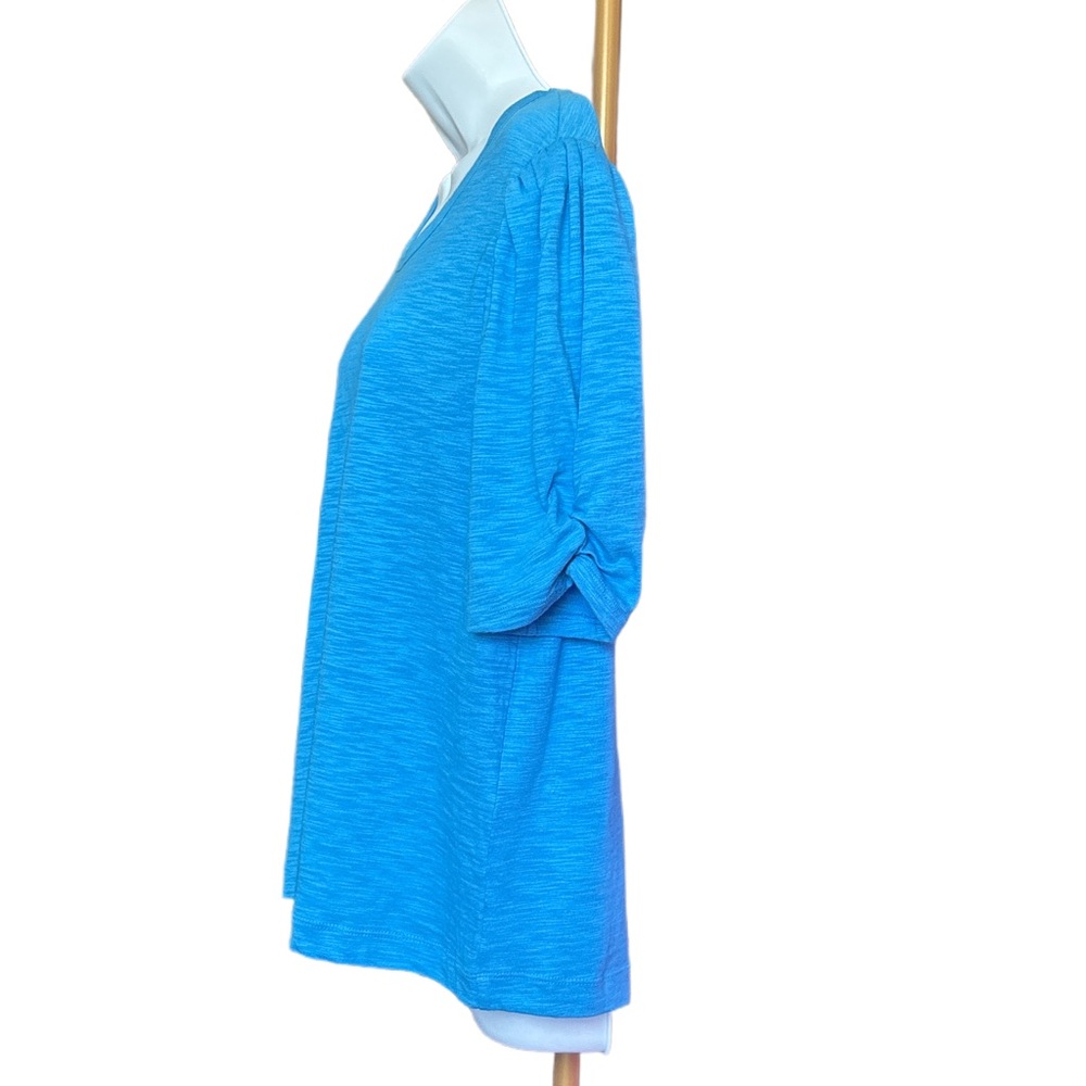 Chico's Vibrant Blue Short Sleeve Top